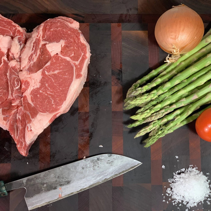 Heart-shaped Ribeye Steak for Valentine’s Day