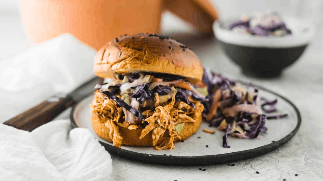 Pulled Chicken Burger