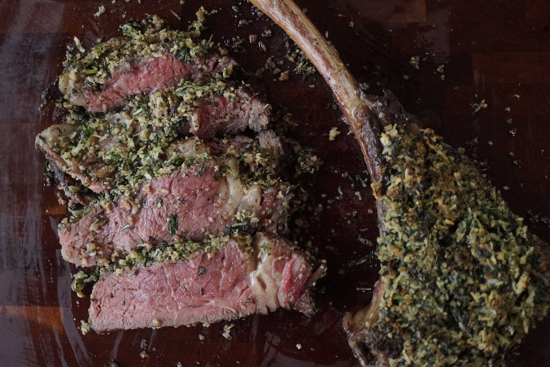 Parmesan Crusted Tomahawk Steak