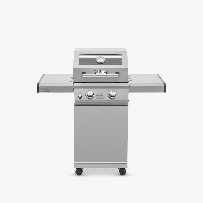Monument Grills Mesa 200 | Stainless 2-Burner Propane Gas Grill