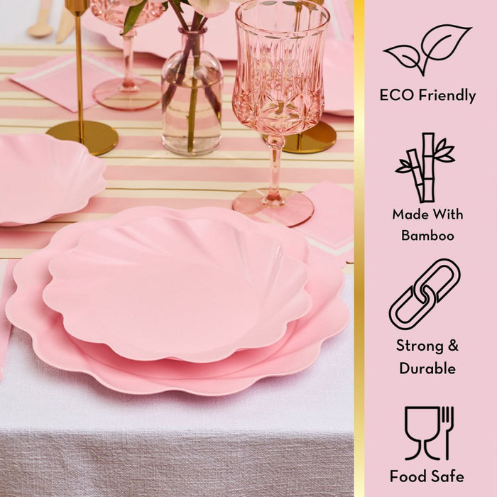 Simply Eco Compostable Salad Plate Blush - 8pk