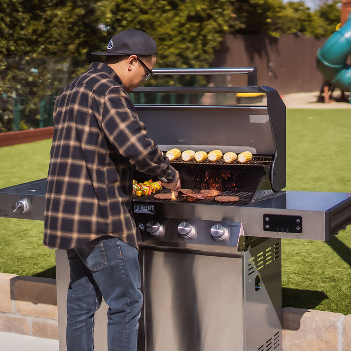 Monument Grills Denali 405 | Stainless Smart Propane Gas Grill