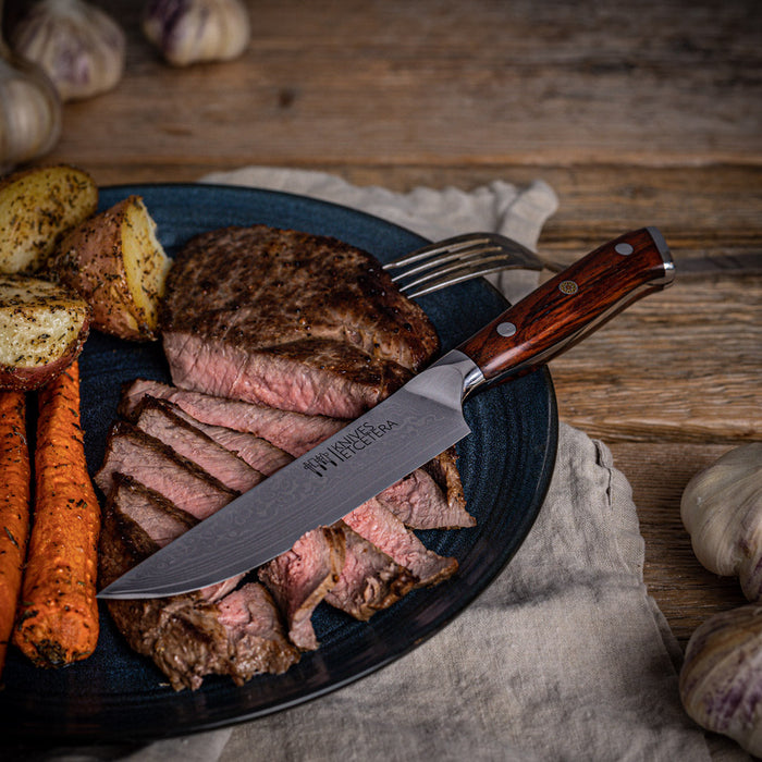 5" Damascus Steak Knife