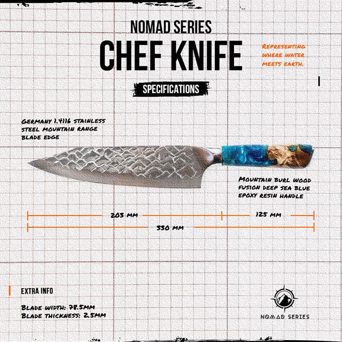 Nomad Series 8" Chef Knife