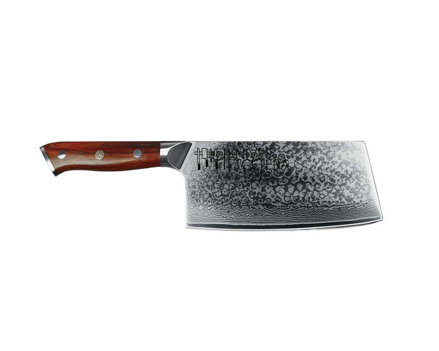 7" Damascus Cleaver Knife