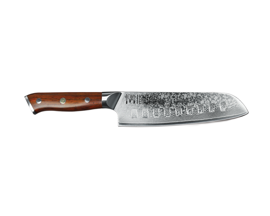 7" Damascus Santoku Knife