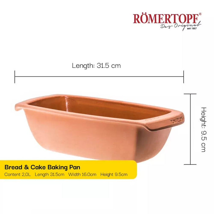Römertopf - Bread & Cake Clay Baking Pan