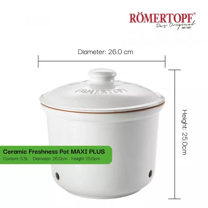 Romertopf - Freshness Pot - Organic Clay Cookware